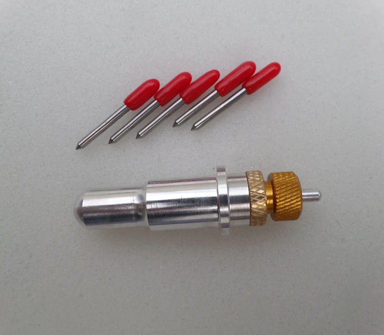 

1 шт. Liyu 12 мм маленький держатель лезвия + 5 шт. 45 градусов режущий плоттер режущие лезвия