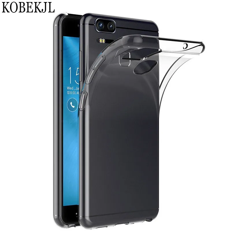 Чехол для Asus Zenfone 3 Zoom ZE553KL Мягкая силиконовая задняя крышка чехол телефона ZE 553KL