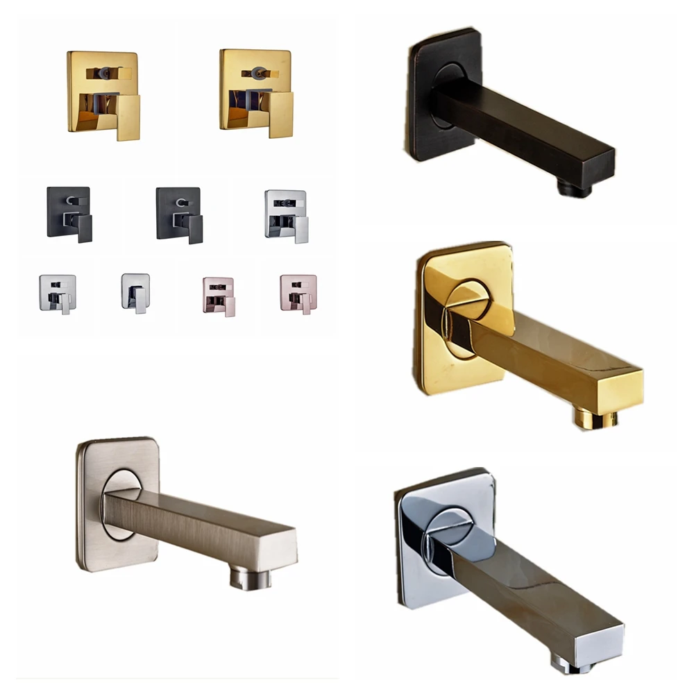 Бесплатная доставка латунный настенный кран только носик|spout| |