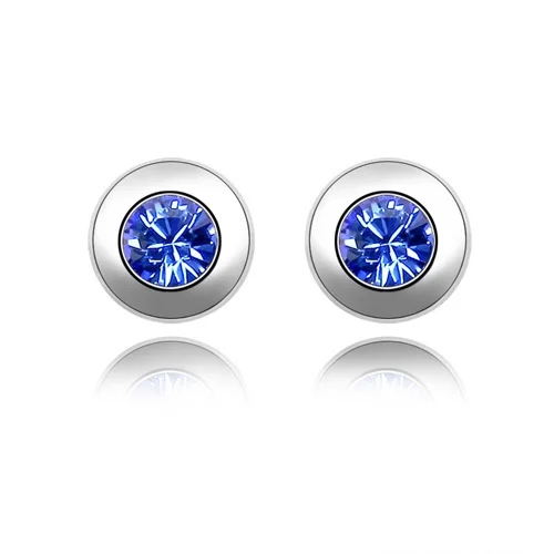 Женские серьги гвоздики с австрийскими элементами 11 цветов|stud earrings|stud earrings for