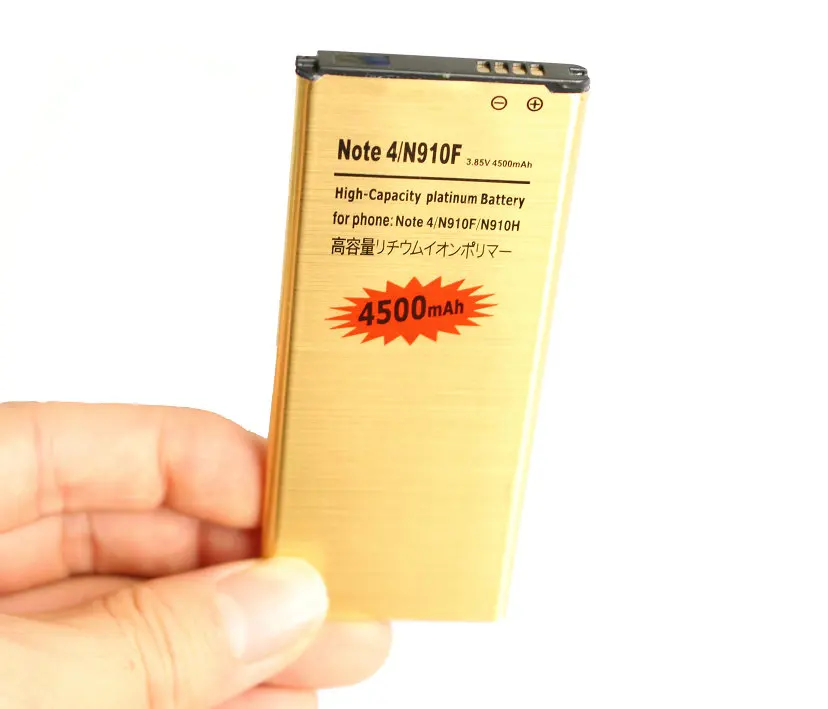 1x4500 мА/ч EB-BN910BBE золото литий-ионная аккумуляторная батарея для Samsung Galaxy Note