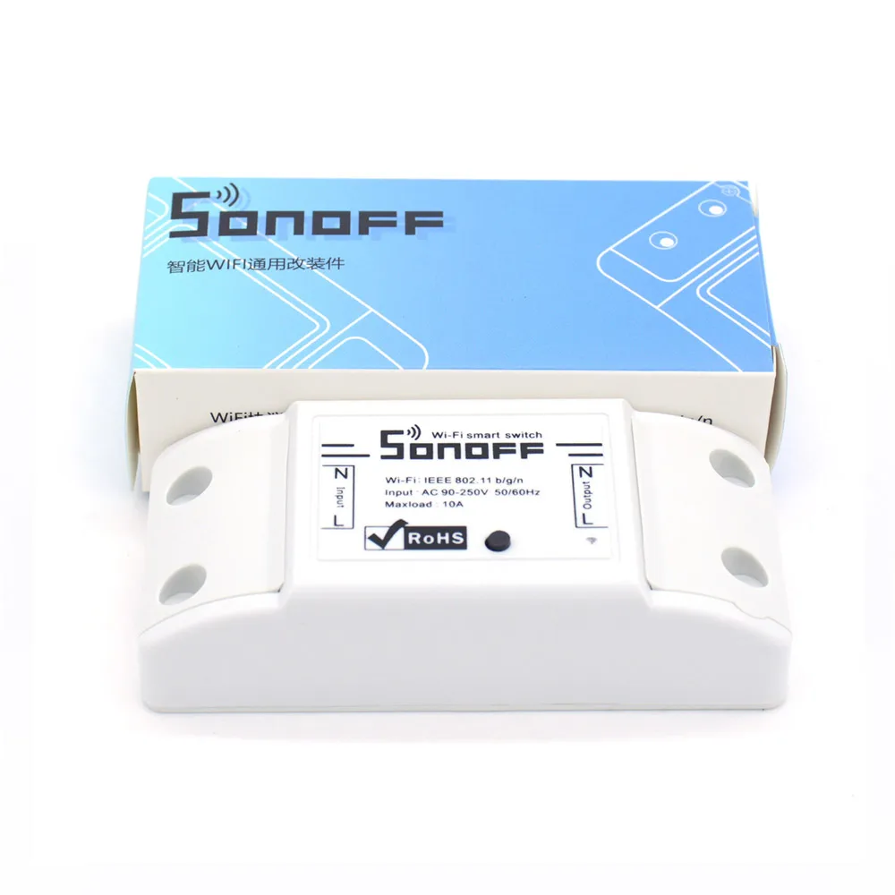 2-10 шт. SONOFF Basic DIY беспроводной Wifi переключатель умный дом пульт дистанционного управления Автоматизация релейный модуль управления ler работа с Alexa