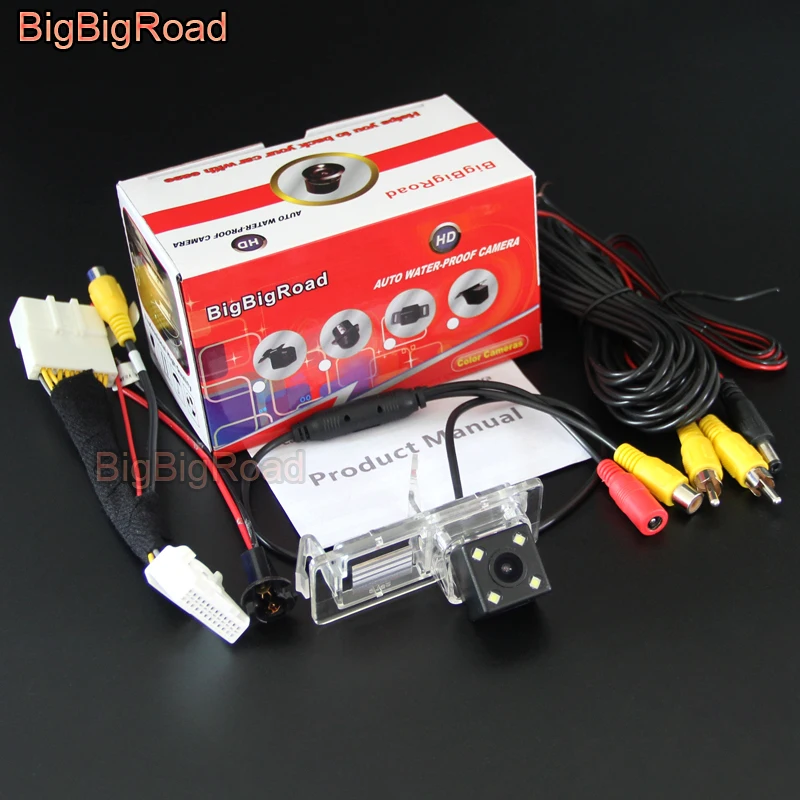 

BigBigRoad Car Rear View Camera With RCA Port Adapter 24 Pins For Renault Clio 4 IV 2012 - 2018 Original Monitor Compatible