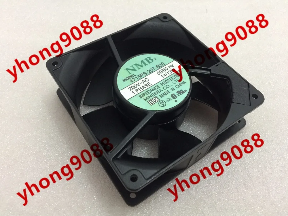 NMB MAT 4715PS 20T B30 B00 AC 200V 14/13W 120x120x38mm вентилятор охлаждения сервера|square fan|server fan200v fan |