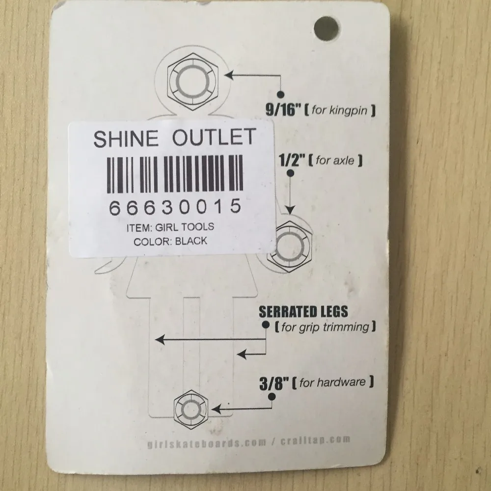 ДЕВУШКА Бренд Скейт-Инструмент Скейтборд Инструменты Многофункциональный