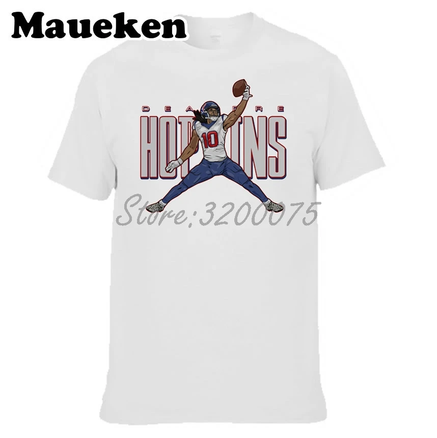 Мужская футболка D Hop футболки NUK 10 DeAndre Hopkins с логотипом Jordan коротким рукавом