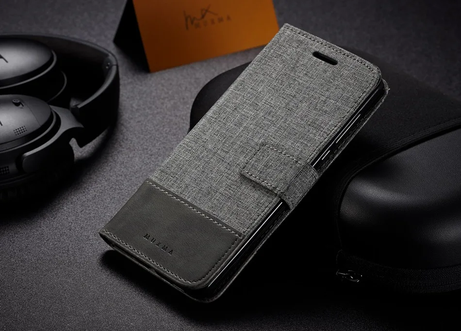 Чехол muxma для iPhone 11 11 Pro Max Canvas Флип кожаный бумажник чехол для iPhone 5 5S SE 6 6S 7 8 Plus X Xs Max XR сумка для телефона