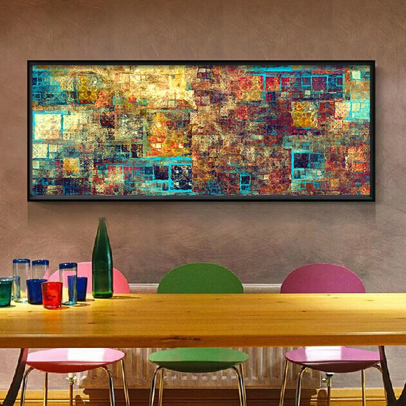 Алмазная вышивка с абстрактными стразами персональная в современном