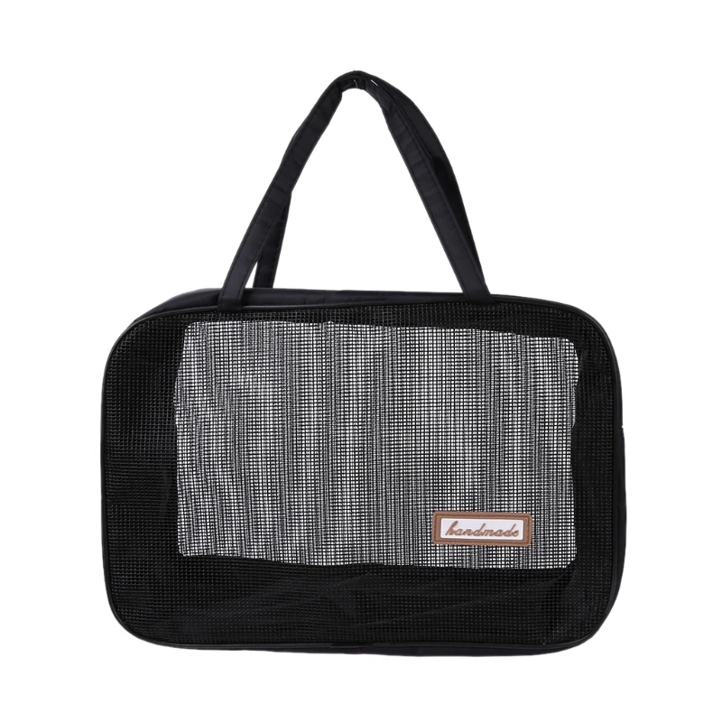 

Portable Bathing Bag Mesh Shower Toiletry Pouch Travel Makeup Storage Holder