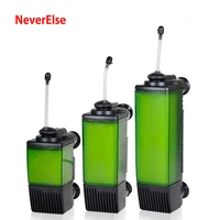 3in1 submersible water internal filter pump for fish tank aquarium filter air pump to increase air oxygen low water filtration
