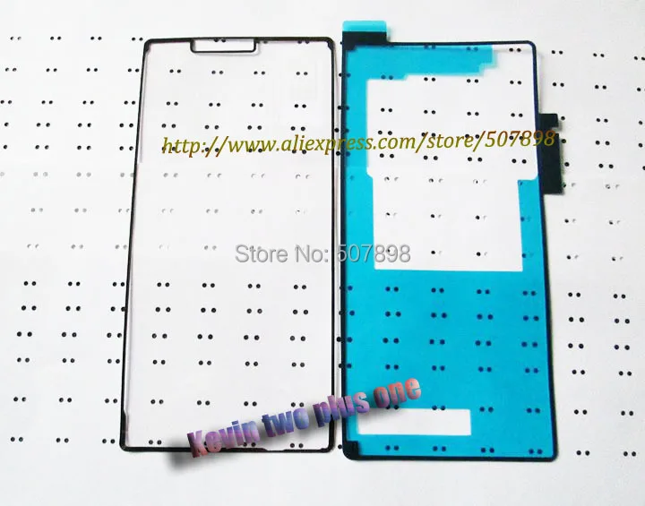 BLINGIRD передняя + задняя клейкая лента наклейка для Sony Xperia Z3 D6603 D6643 D6653 LCD Корпус