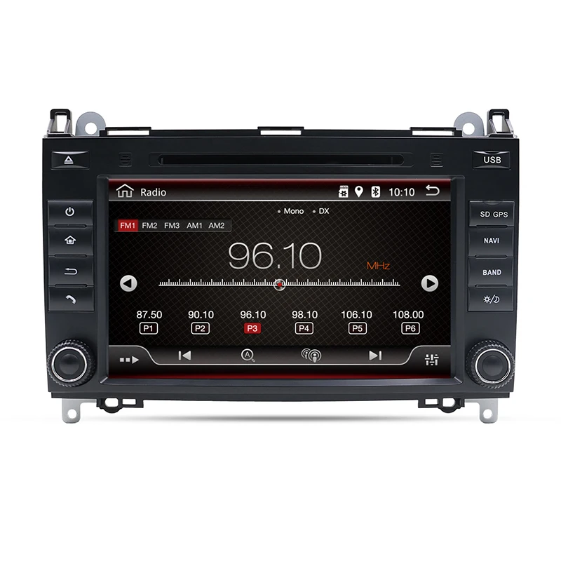 Android 7 1 2din автомобильное радио для машины мультимедийный DVD Mercedes Benz B200 A B класс W169
