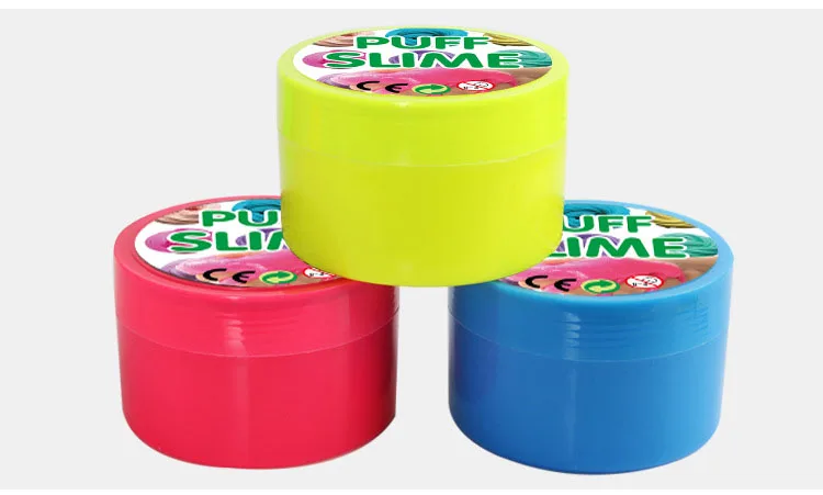 100 г пушистый слизи игрушки шпатлевка мягкая глина светильник Playdough Lizun поставки слаймов талисманы Пластилин Жевательная Полимерная глина антистрессовая глина