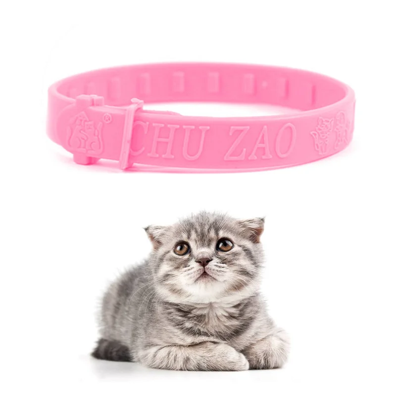 3pcs Pet Collar Pink Adjustable Puppy Dog Cat Rabbit Neck Strap Anti Flea Mite Acari Tick Remedy Summer Products Supplies | Дом и сад