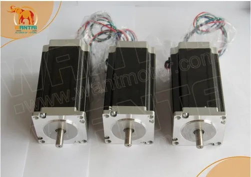 3 шт. Nema 23 шаговый двигатель 425oz in 4.2A 2 фаза 1 8 градусов WT57STH115 4204A CNC лазерной