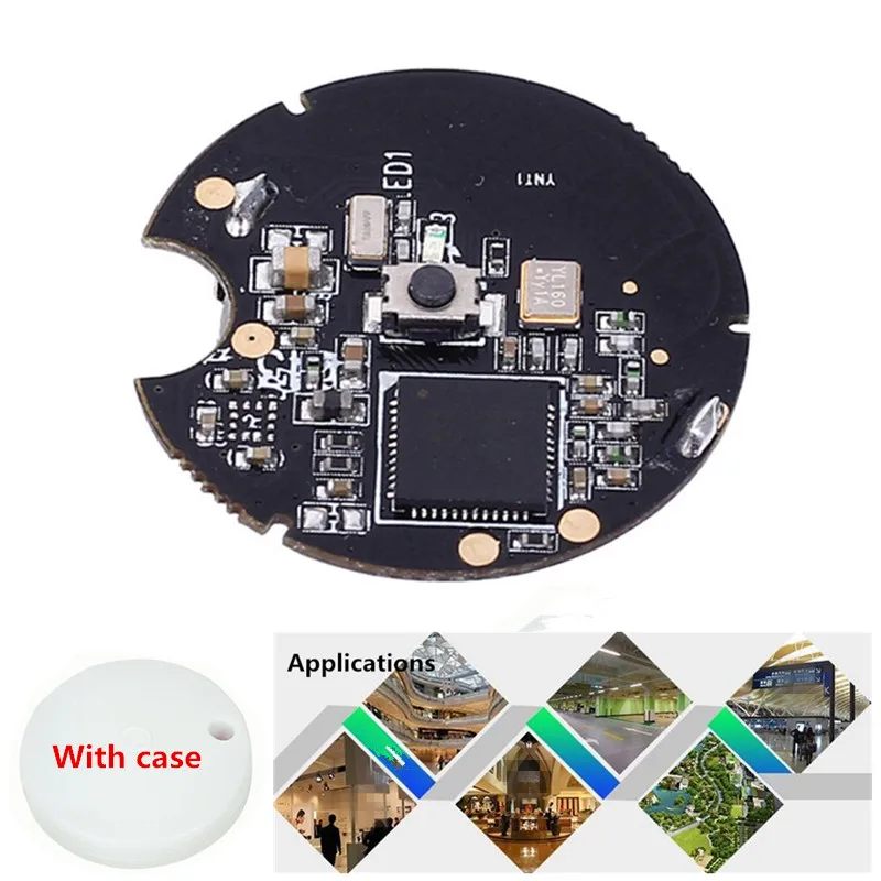 Фото NRF51822 2 в-3.3 в 4,0 беспроводной модуль для базовая станция iBeacon интеллектуальной системы управления маячок BLE модуль 4 мА с Чехол №1