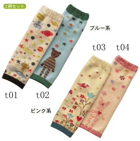 Теплые детские грелки для ног в японском стиле милые чулки с цветами