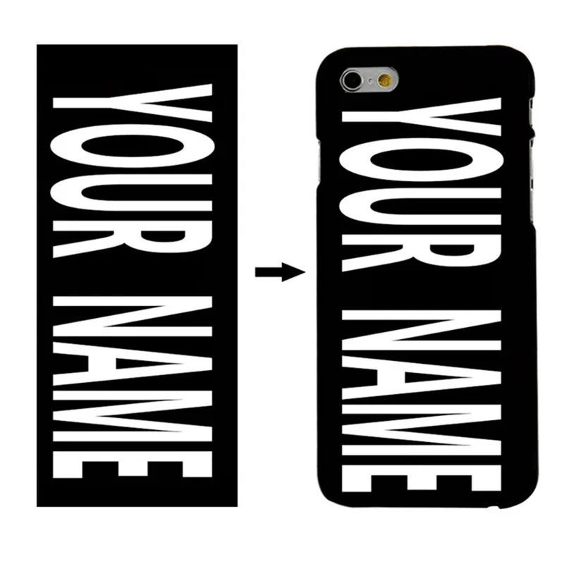 TURATA DIY пользовательское имя Coque чехол Чехол для iPhone 5 5S SE 7 8 6 6S Plus samsung Galaxy S5 S7 S6 Edge