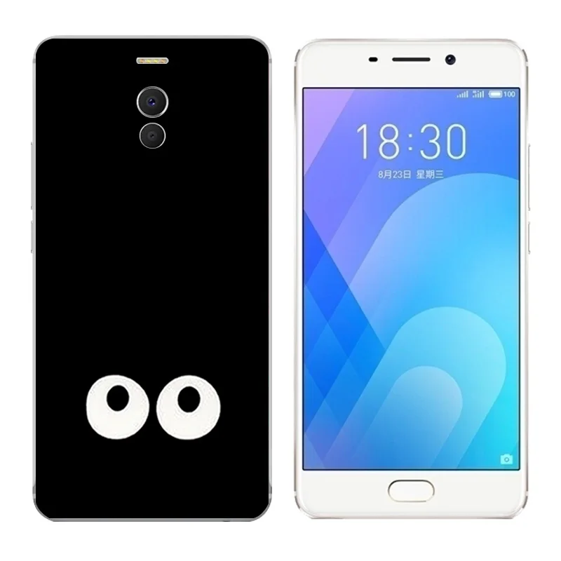 Чехол для телефона Meizu M6 Note силиконовый чехол с принтом &quotдиск&quot Meilan сумки Note/Blue