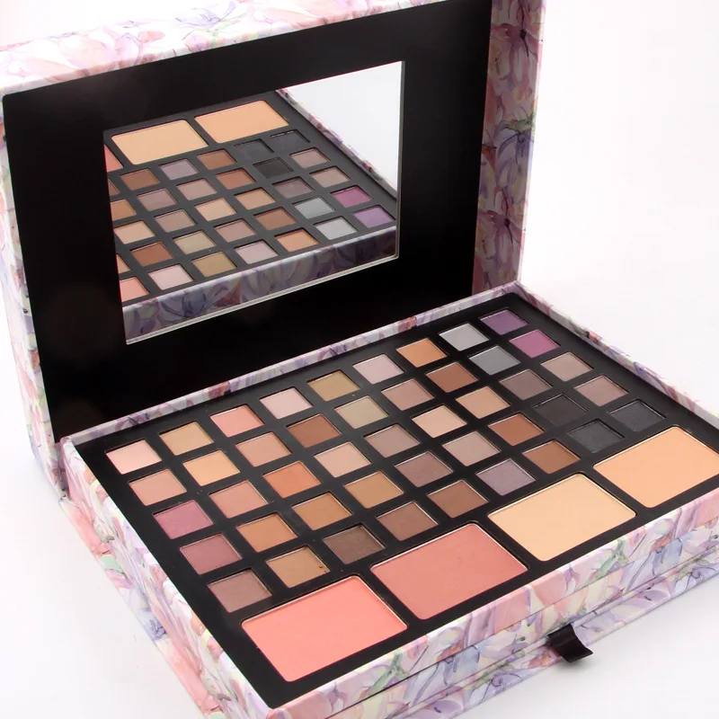 Miss Rose 45 Colors Matte Manual Make Up Kit Long Lasting Easy Wear With Eyeshadow Pen | Красота и здоровье