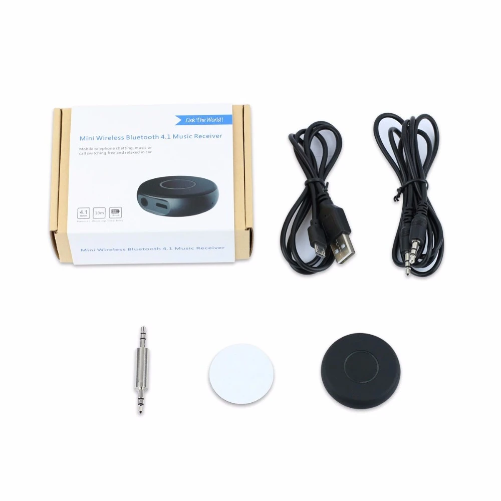 Портативный музыкальный ресивер Bluetooth 4 1 CSR8635 беспроводной стерео гарнитура Aux 3 5