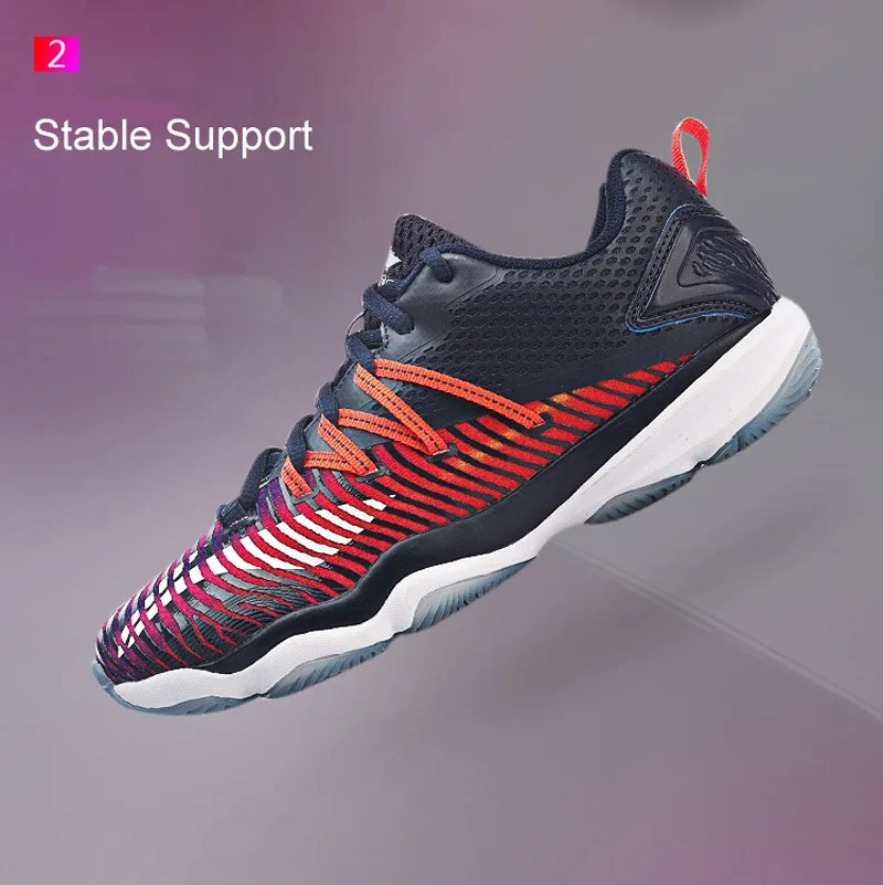Li-Ning/Женская тренировочная обувь RANGERTD для бадминтона; износостойкая спортивная обувь с противоскользящей подкладкой; кроссовки; AYTP012 XYY114