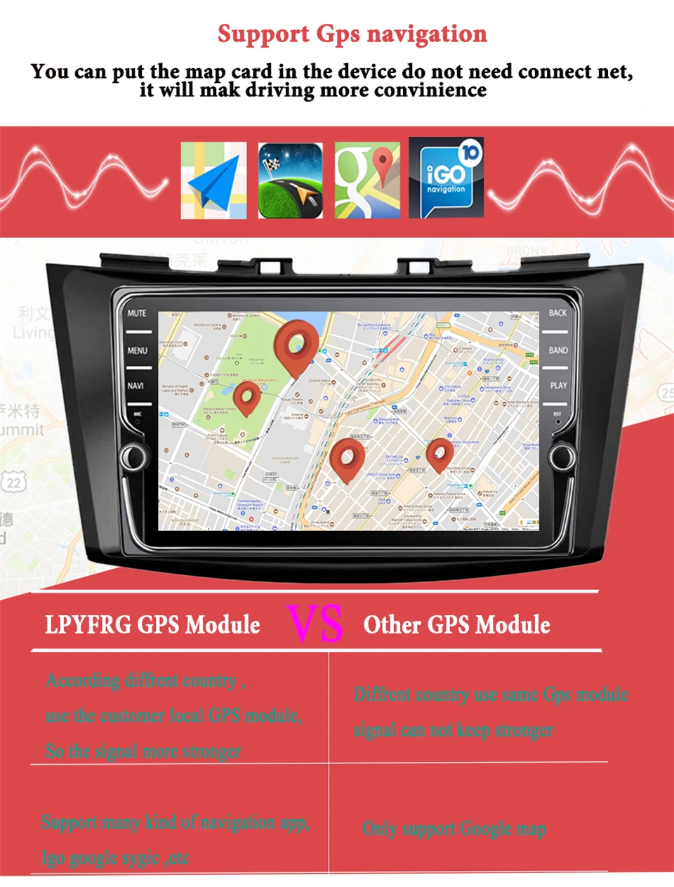 2Din Android 9,1 автомобильный dvd-плеер для Suzuki Swift 2011 2012- Радио Стерео gps Navi магнитофон головное устройство 4+ 64 г карта камеры