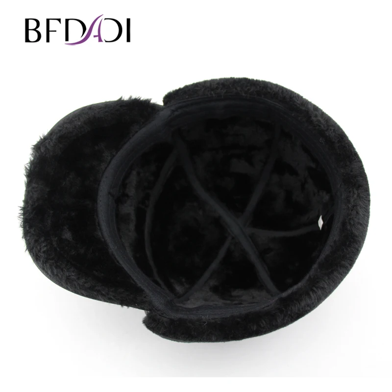 Шапка BFDADI теплая для мужчин и женщин ветрозащитная шапка с защитой ушей 3 цвета 61
