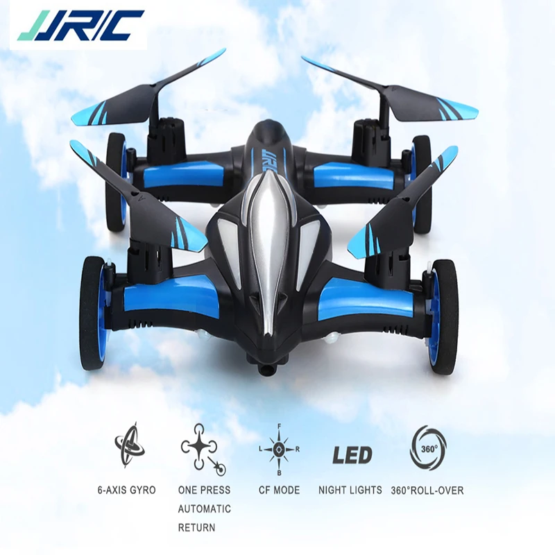 Оригинальный JJRC H23 2 4G 4CH 6 Axis Gyro воздух земля летающий автомобиль игрушка Дрон на