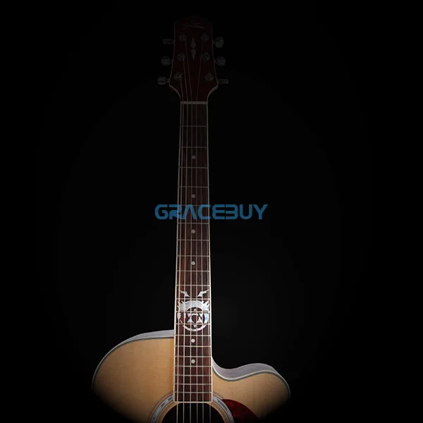 Гитарные наклейки с инкрустацией имитация Abalone акустический гриф электрогитары