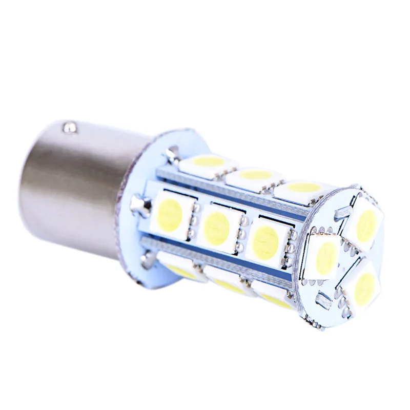 1 шт. P21W DC12V S25 BA15s 1156 5050 SMD 27 ведомых автомобильный светильник источник света авто