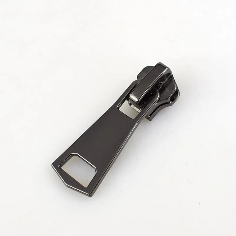 F2-17 black Meetee 5 шт. 5# металлическая молния головной ползунок Съемник одежды брюки куртка DIY Аксессуары Кольцо Круг ремонтные комплекты молнии ползунки AP572 - Цвет: F2-17 black