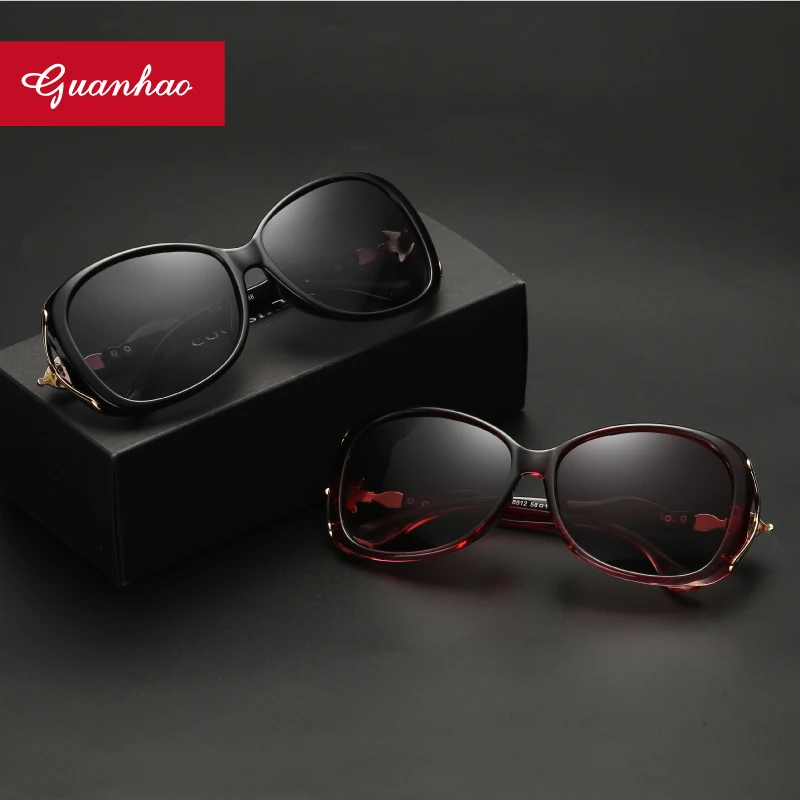 Мужские и женские солнцезащитные очки Guanhao Винтажные Солнцезащитные в стиле
