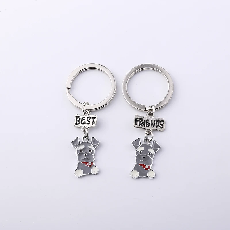 Брелок для ключей Женский милый миниатюрный модный брелок от лучшего друга с
