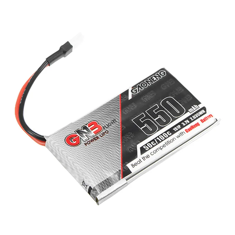 Gaoneng GNB 3 7 V 550mAh 50C аккумуляторная Lipo батарея с белой вилкой Conenctor для