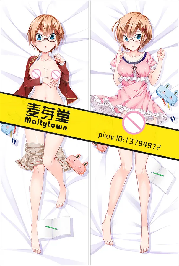 ММФ Оригинал мы никогда не учим Аниме Сексуальная девушка Rizu Ogata & Fumino Furuhashi