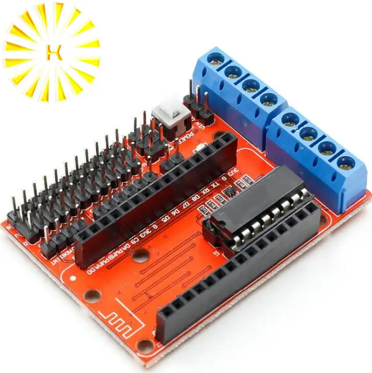 Фонарь L293D для фонарей от ESP8266 esp 12E diy rc toy wifi smart car remote control Connector | Обустройство дома