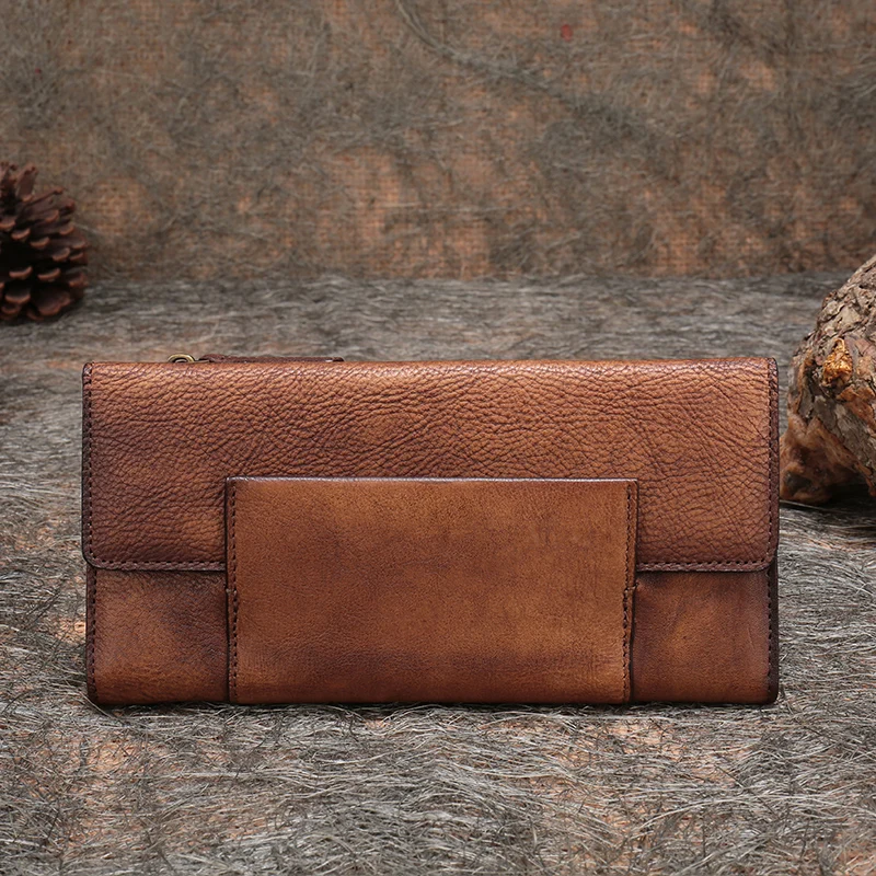 Оригинальный дизайн женские кошельки из натуральной кожи винтажный женский