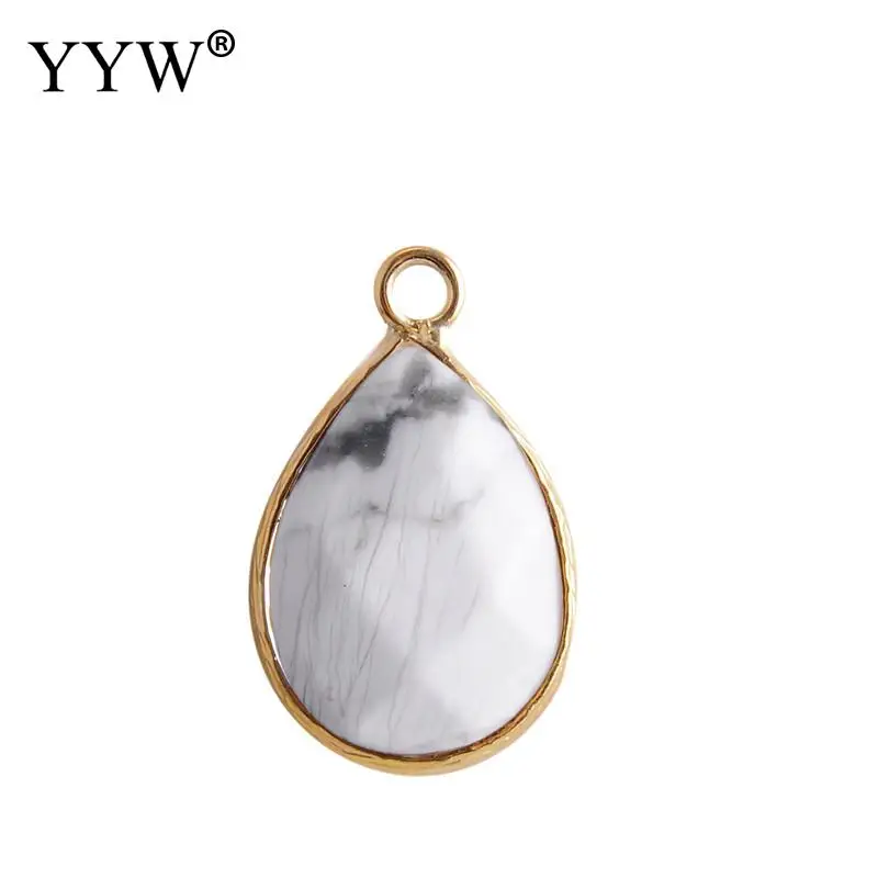 YYW подвеска в виде капли воды из натурального камня подвески для женщин ювелирные