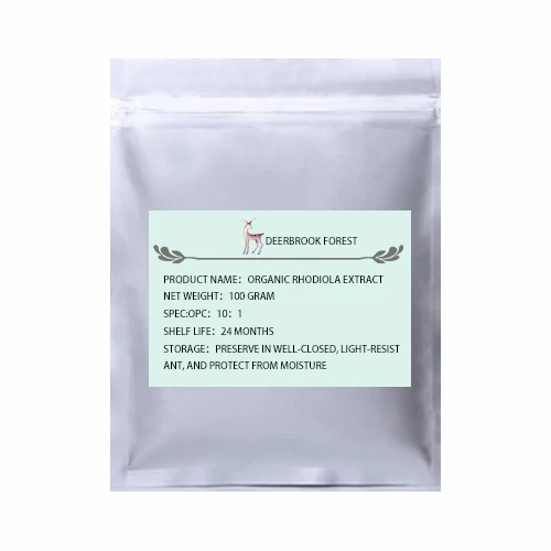 100g(3.53oz) Сертифицированная USDA и EC Органическая родиола розовая корень экстракт 10:1 слюнявчика - Цвет: 100g(3.53oz)