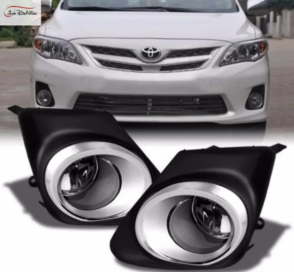 Противотуманные фары JanDeNing для Toyota COROLLA/ALTIS 2011 2013 Передние Прозрачные