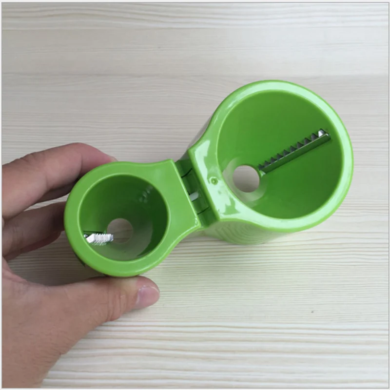 Многофункциональный Фрукты Овощной Спираль Двойной Головкой Резки Гаджет