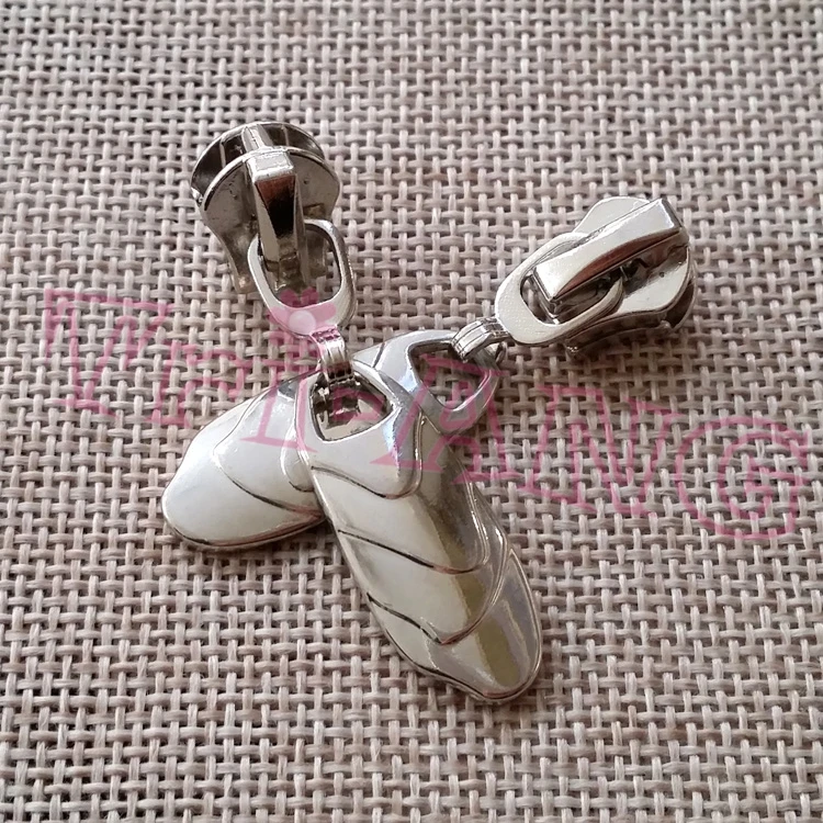 

20pcs/lot, Unique Quality 5# Zipper Sliders with Wave-like Metal Pulls