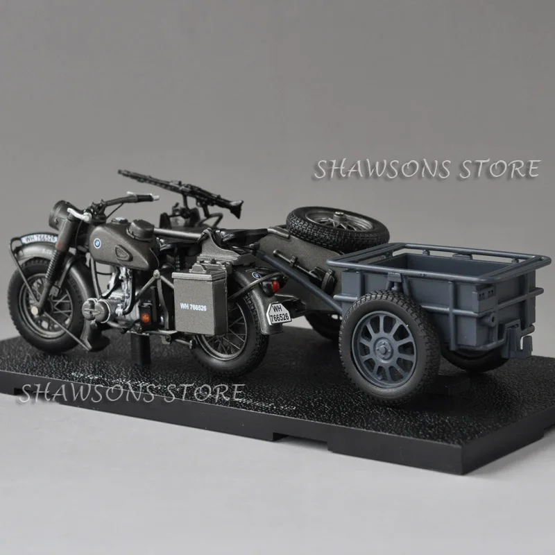 1:24 литая под давлением военная модель игрушки SS18 R75 Panzerfaust 30 коляска мотоцикл миниатюрная копия