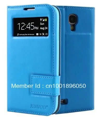 1 Dormancy sleep function cover flip leather case battery View housing for Samsung Galaxy SIV S4 i9500 with retail packig |
