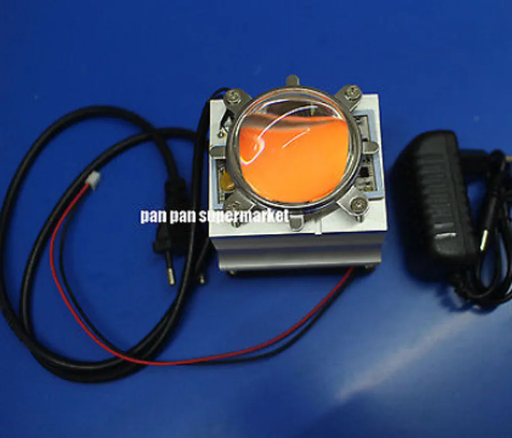 50 Вт AC110V/220 V встроенный драйвер 380NM-840NM полный спектр+ теплоотвод охлаждающий вентилятор+ Мощность