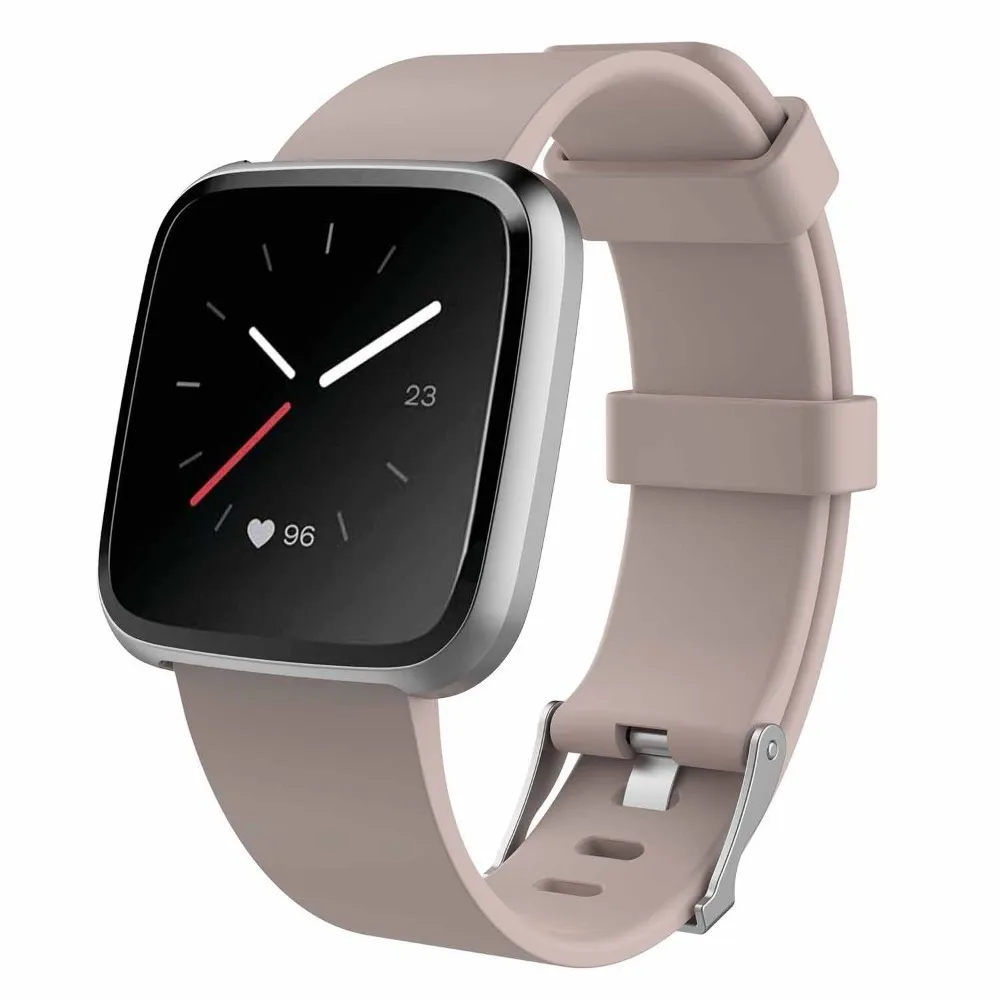 Khaki Coolaxy ремешок для Fitbit Versa/Versa Lite ремешок для Fitbit Versa Edition силиконовый сменный Браслет для Fit Bit Versa, ремешок - Цвет: Khaki