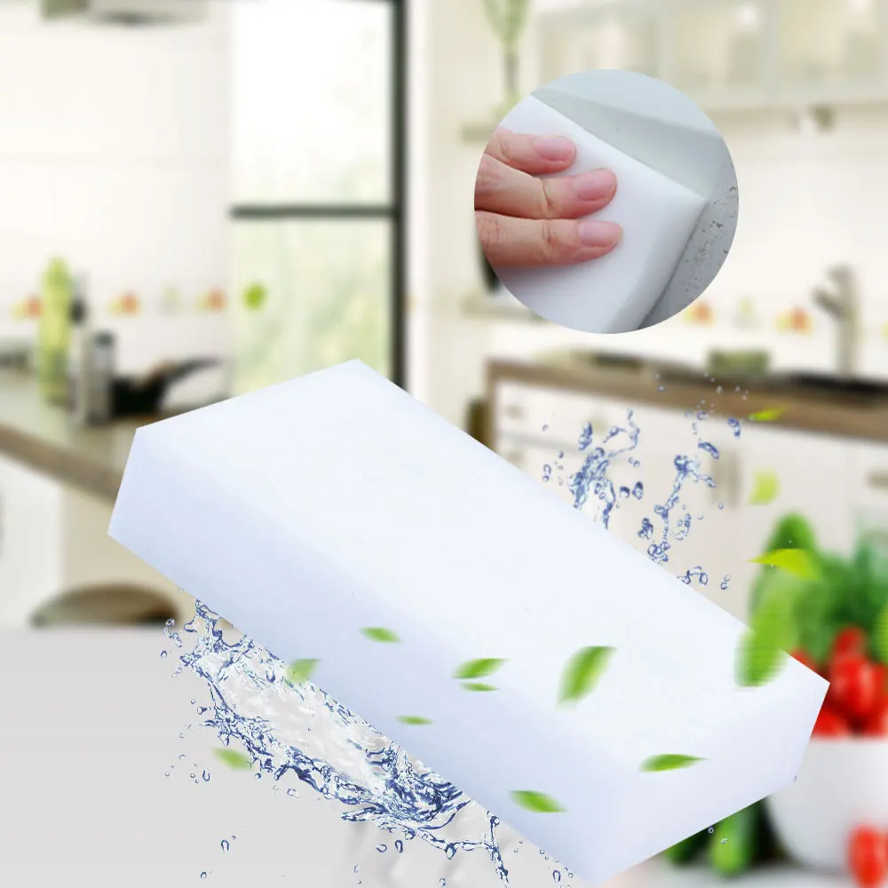 

1/20PCS Melamine Sponge Magic Sponge Eraser Kitchen Duster Wipes Home Kitchen Dish Cleaning Accessory 10x6x2(cm) freeship
