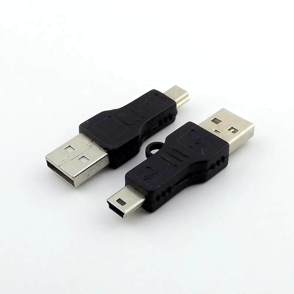 1 шт. переходник с USB 2 0 A на Mini B 5 Pin |