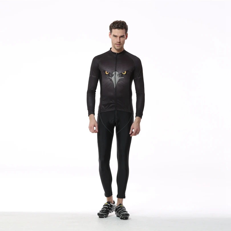 XINTOWN 2017 Team Polyester Sport Wear Ropa Ciclismo Outdoor Long Sleeve Bike Bicycle Shirts Tops Men's Cycling Jersey Race Fit | Спорт и